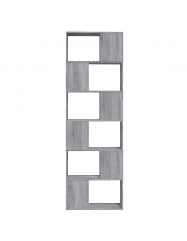 Libreria/Divisorio Grigio Sonoma 60x24x186 cm