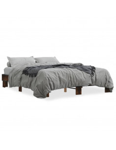 Giroletto Rovere Fumo 150x200 cm in Legno Multistrato Metallo 2