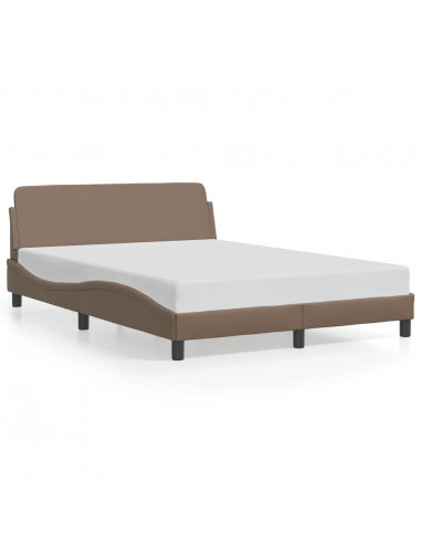 Giroletto con Testiera Cappuccino 140x190 cm in Similpelle