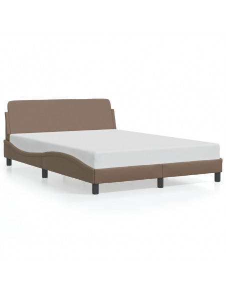 Giroletto con Testiera Cappuccino 140x190 cm in Similpelle