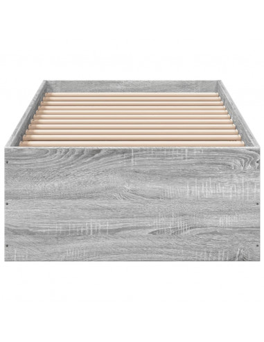 Giroletto Grigio Sonoma 90x190 cm in Legno Multistrato