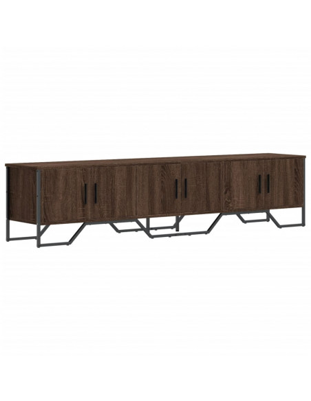 Mobile Porta TV Rovere Marrone 180x34x41cm in Legno Multistrato