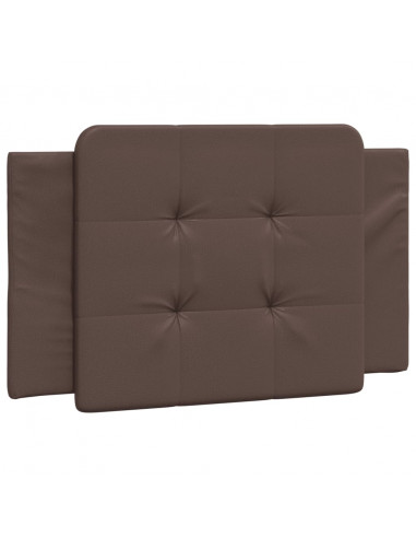 Letto con Materasso Marrone 90x190 cm in Similpelle