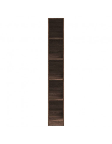 Armadio Rovere Marrone 30x50x200 cm in Legno Multistrato