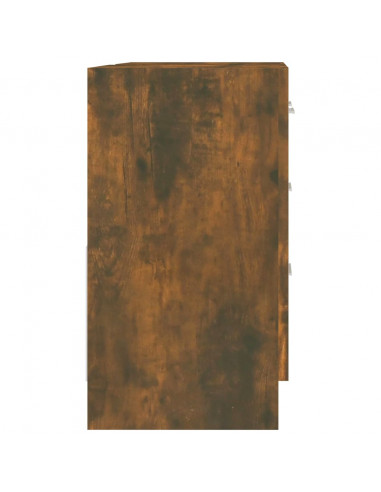 Mobile Lavabo Rovere Fumo 63x30x54 cm in Legno Multistrato