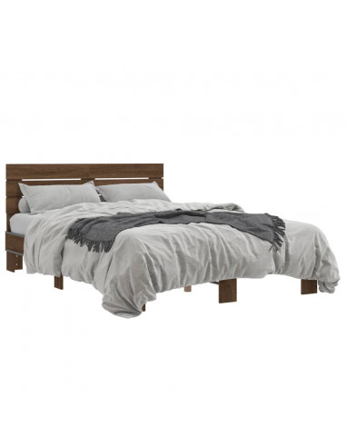 Giroletto Rovere Marrone 140x200cm in Legno Multistrato Metallo