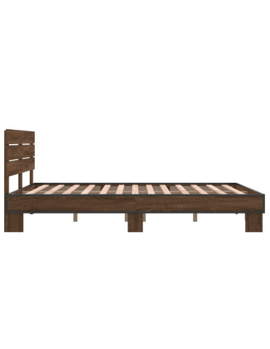 Giroletto Rovere Marrone 140x200cm in Legno Multistrato Metallo