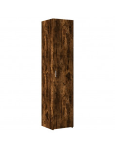 Credenza Rovere Fumo 40x42,5x185 cm in Legno Multistrato 2