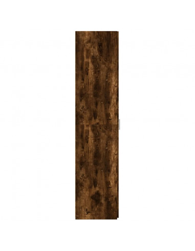 Credenza Rovere Fumo 40x42,5x185 cm in Legno Multistrato