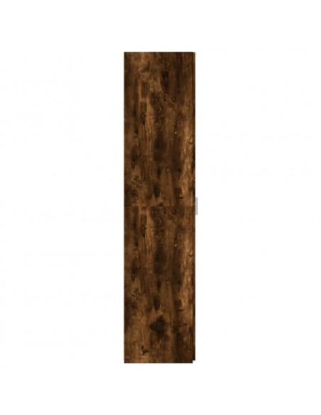 Credenza Rovere Fumo 40x42,5x185 cm in Legno Multistrato
