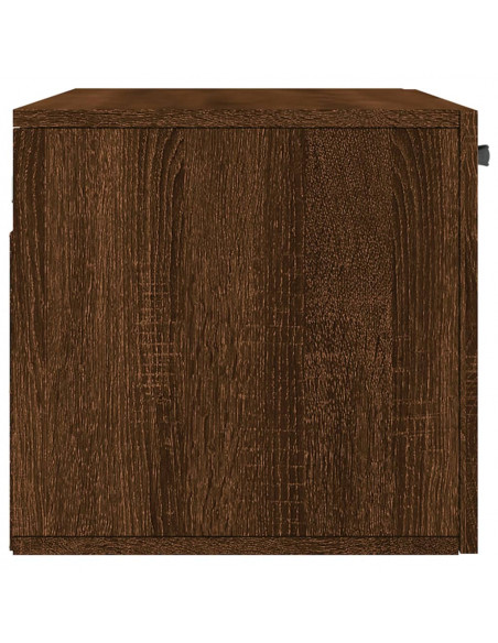 Mobile a Parete Rovere Marrone 80x36,5x35 cm Legno Multistrato