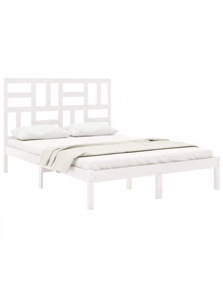 Giroletto Bianco in Legno Massello 150x200 cm King Size