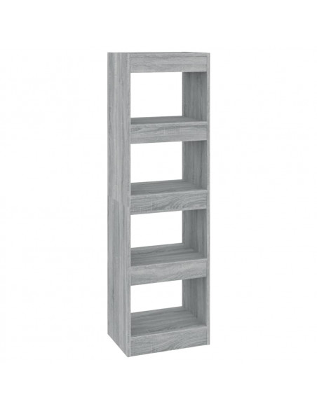Libreria/Divisorio Grigio Sonoma 40x30x135 cm
