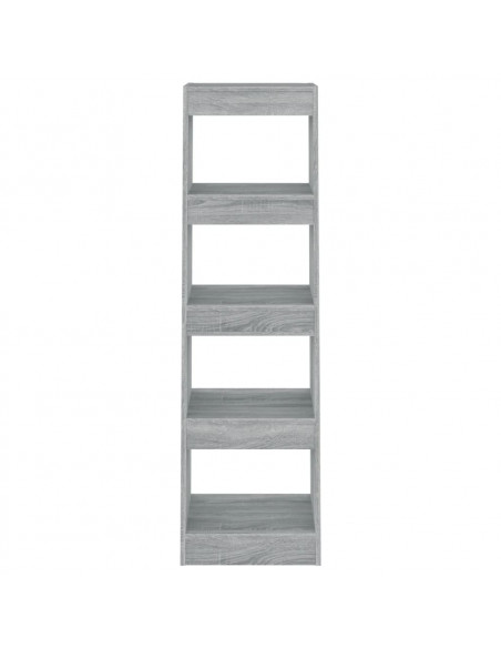 Libreria/Divisorio Grigio Sonoma 40x30x135 cm