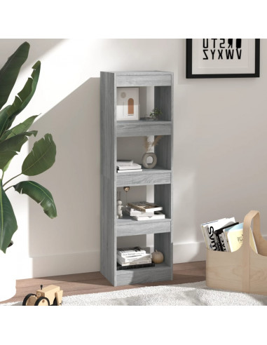 Libreria/Divisorio Grigio Sonoma 40x30x135 cm