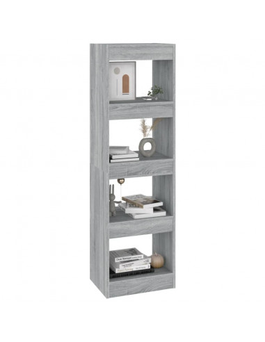 Libreria/Divisorio Grigio Sonoma 40x30x135 cm