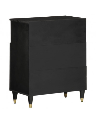 Credenza 60x33x75 cm in Legno Massello di Mango