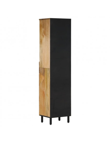 Mobile da Bagno 38x33x160 cm in Legno Massello di Mango