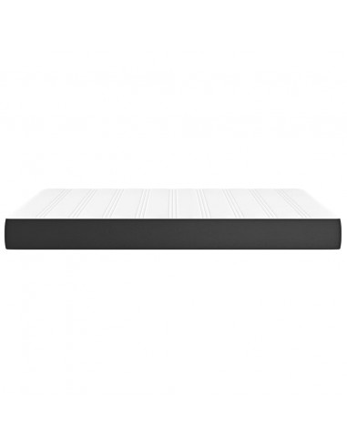 Materasso a Molle Insacchettate Nero 140x190x20cm in Similpelle