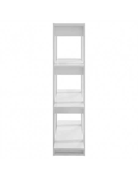 Libreria/Divisorio Bianco Lucido 100x30x123,5 cm