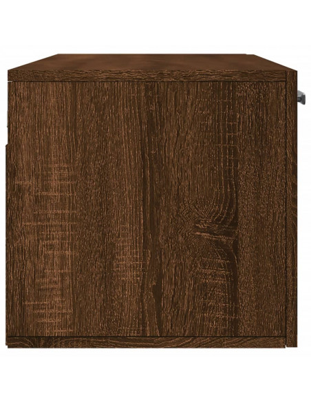 Mobile a Parete Rovere Marrone 100x36,5x35 cm Legno Multistrato
