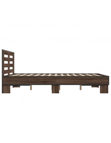 Giroletto Rovere Marrone 140x200cm in Legno Multistrato Metallo