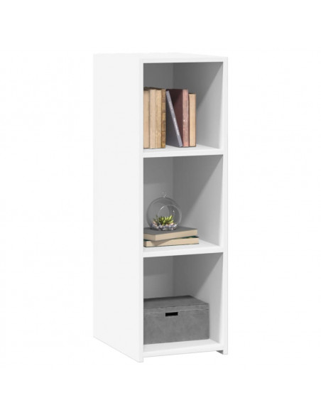 Credenza Bianca 30x41x93 cm in Legno Multistrato