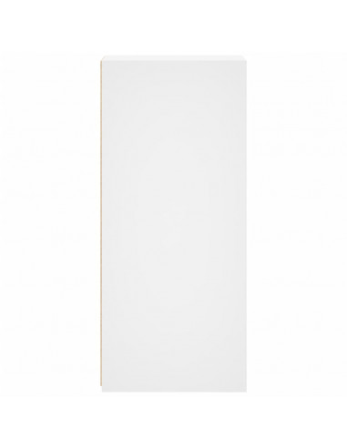 Credenza Bianca 30x41x93 cm in Legno Multistrato