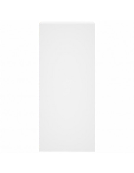 Credenza Bianca 30x41x93 cm in Legno Multistrato