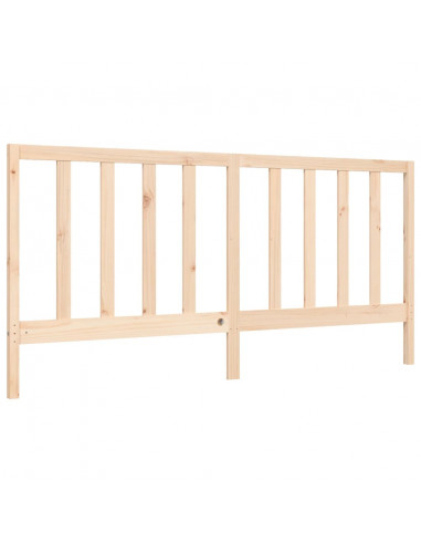 Giroletto con Testiera 200x200 cm in Legno Massello