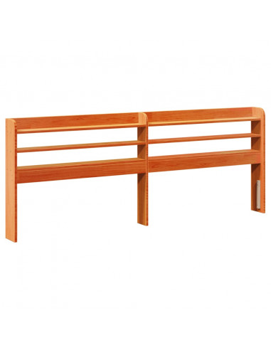 Letto senza Materasso Marrone Cera 180x200 cm in Legno di Pino