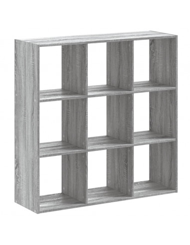 Libreria Grigio Sonoma 102x32x102 cm in Legno Multistrato