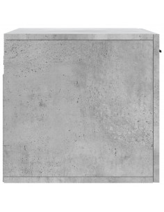 Mobile a Parete Grigio Cemento 60x36,5x35 cm Legno Multistrato 2