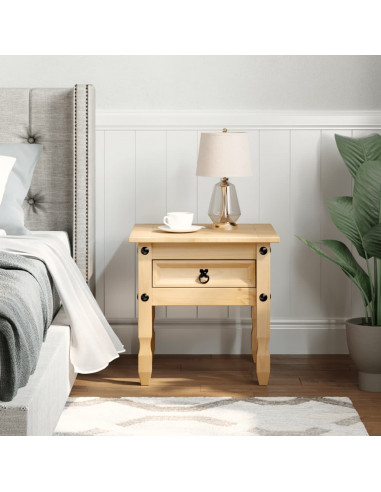 Tavolino Corona 50x50x50 cm in Legno Massello di Pino