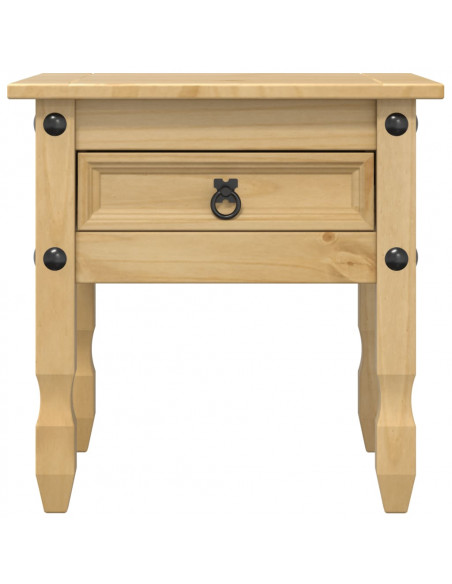 Tavolino Corona 50x50x50 cm in Legno Massello di Pino