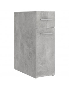 Armadietto da Farmacia Grigio Cemento 20x45,5x60 cm Multistrato 2