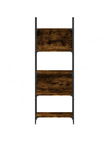 Libreria 5Ripiani Rovere Fumo 60,5x24x166,5cm Legno Multistrato