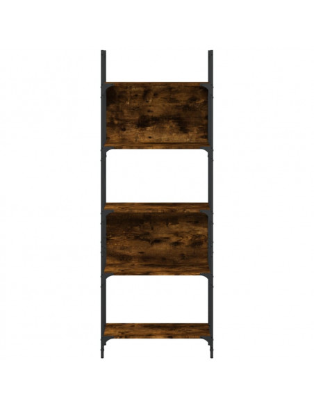Libreria 5Ripiani Rovere Fumo 60,5x24x166,5cm Legno Multistrato