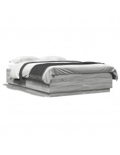 Giroletto Grigio Sonoma 160x200 cm in Legno Multistrato 2