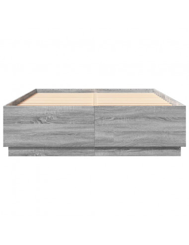 Giroletto Grigio Sonoma 160x200 cm in Legno Multistrato