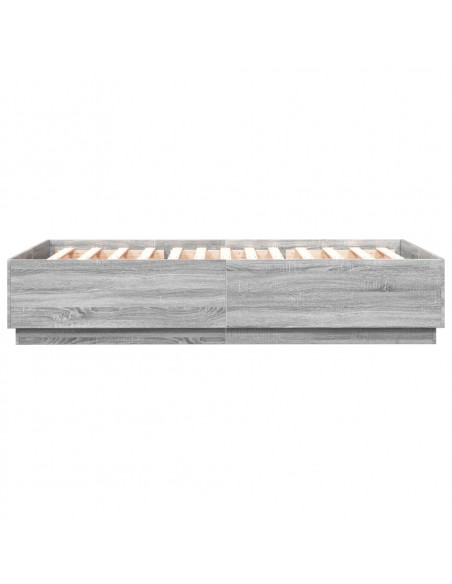 Giroletto Grigio Sonoma 160x200 cm in Legno Multistrato