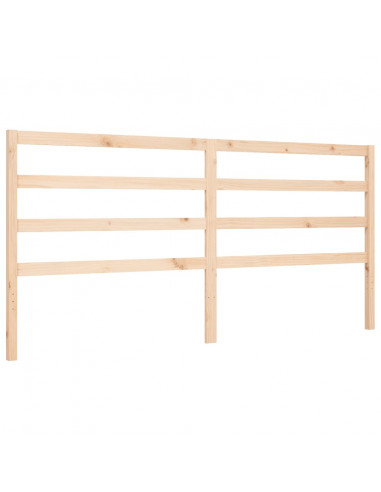 Giroletto con Testiera 200x200 cm in Legno Massello