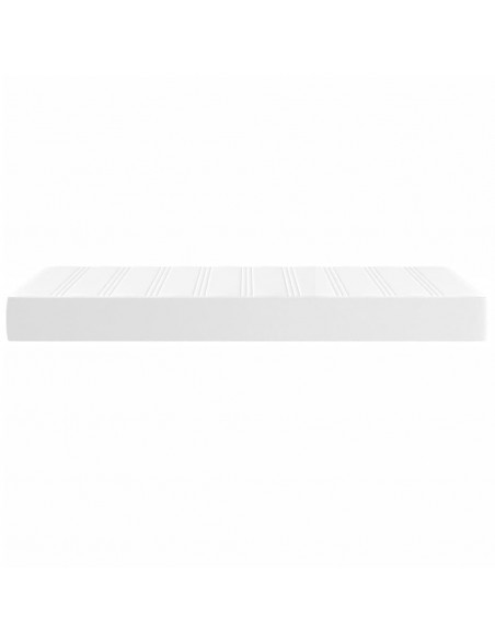 Materasso a Molle Bianco 100x200x20 cm in Similpelle