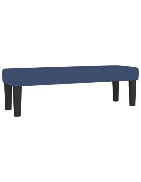 Giroletto a Molle con Materasso Blu 140x190 cm in Tessuto