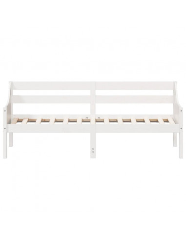 Dormeuse Bianca 75x190 cm in Legno Massello di Pino