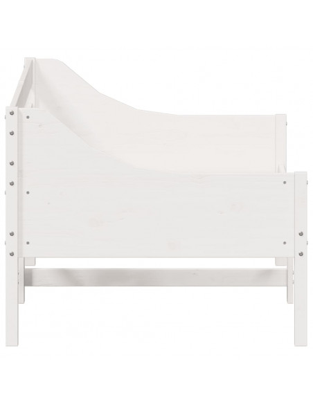 Dormeuse Bianca 75x190 cm in Legno Massello di Pino