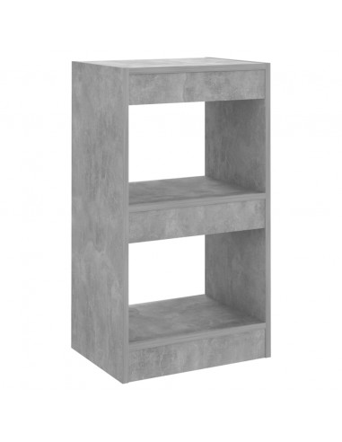Libreria/Divisorio Grigio Cemento 40x30x72 cm