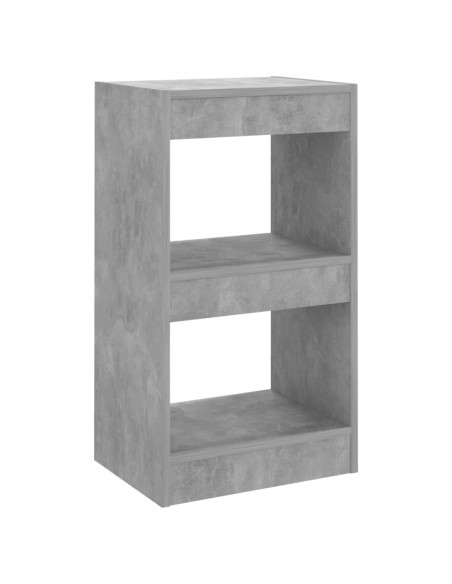 Libreria/Divisorio Grigio Cemento 40x30x72 cm