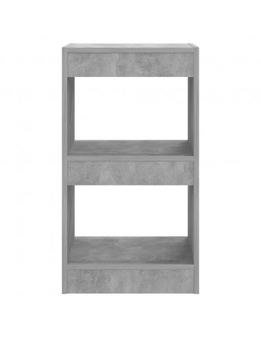 Libreria/Divisorio Grigio Cemento 40x30x72 cm