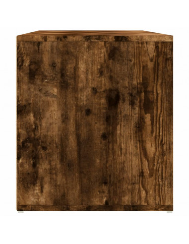 Mobile Angolare Rovere Fumo 200x40x45 cm in Truciolato